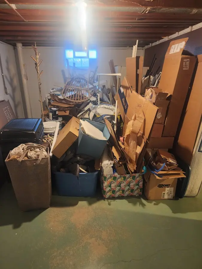 Roll-off dumpster container at job site for Construction Dumpster Rental in Willingboro